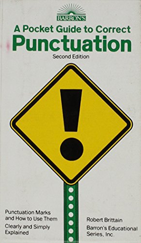A Pocket Guide to Correct Punctuation (Barron's... 0812044045 Book Cover