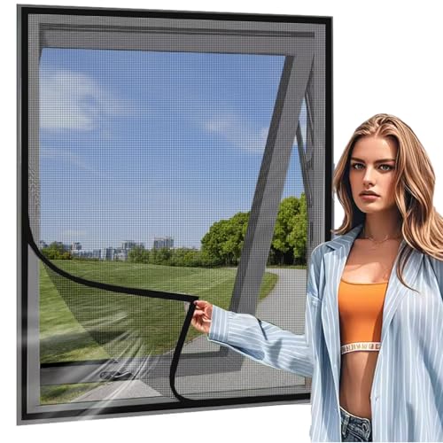 Screen Kit DIY Window Fly 150x195cm Black Screen Fly Fabric Insect Protection Roller Blind Window