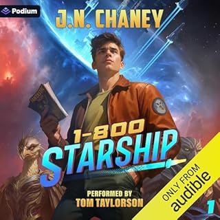 1-800-Starship Audiolibro Por J.N. Chaney arte de portada