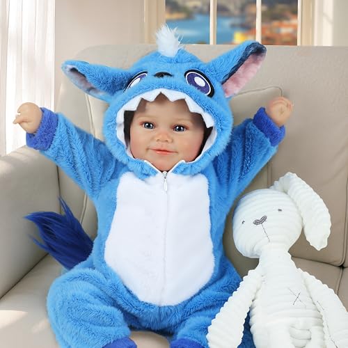 Muñeca Reborn Baby Doll de 18 Pulgadas, Vinilo Realista miniatura 1