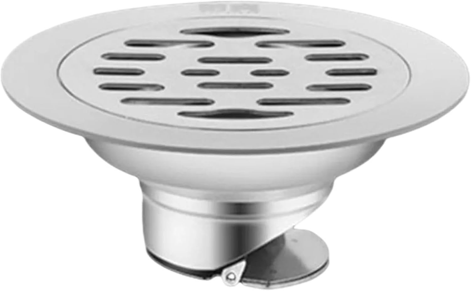 1pc Floor Drain Stainless Steel Floor Drain Deant Floor Drain Shower Water Filter Cover Single and Double Sewer Floor Drain(Dual (Long))