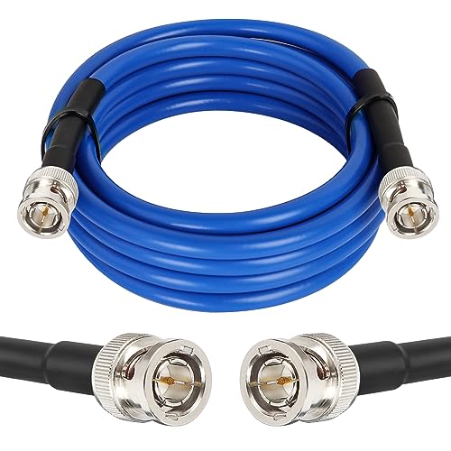 Câble coaxial de précision 12G SDI 3 pieds RDS-RF avec fiches BNC 75 Ohm