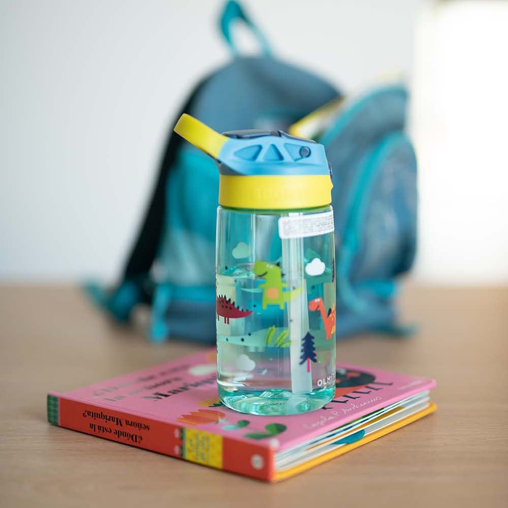 SET BOTELLA TRITÁN Y ACERO CON FUNDA OLMITOS (Azul)