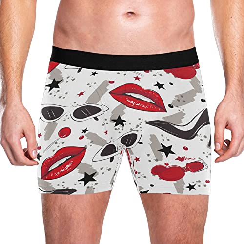 Vnurnrn calzoncillos de moda París bóxer para hombre elástico 2