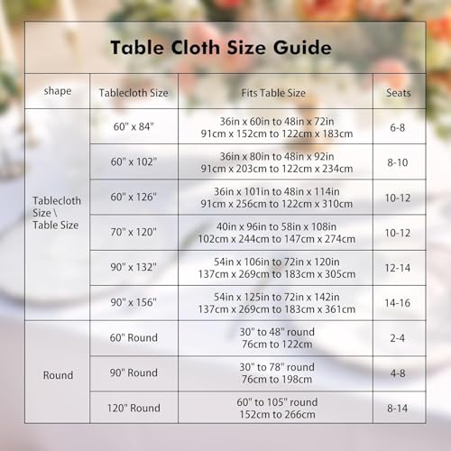 Fixwal White Tablecloth Rectangle 60 x 102 Inch, 2 Pack 6ft Polyester Fabric Table Cloths Rectangular Table Covers for Party, Banquet, Dining, Birthday, Wedding by Fixwal - Used condition - Image 6