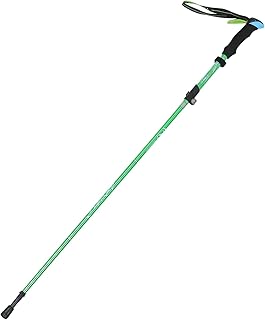 1Pc Bengala Ao Ar Livre Dobrável Bengala Sobrevivência Bengala Dobrável Bengala Pólos De Trekking Muleta De Mão Ao Ar Livre Pólos De Caminhada Nórdicos Telescópicos Alpenstock Luz GLEAVI