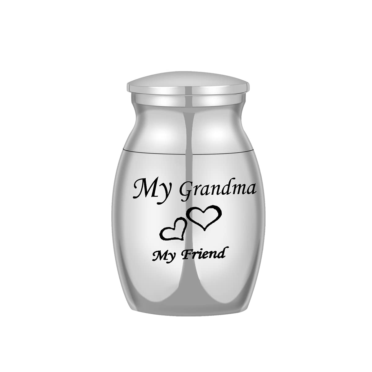 ZCBRISK Mini-Sized Cremation Urns for Ashes Holder Funeral Memorial Keepsake Jewelry My Friend My Grandma โ image 1