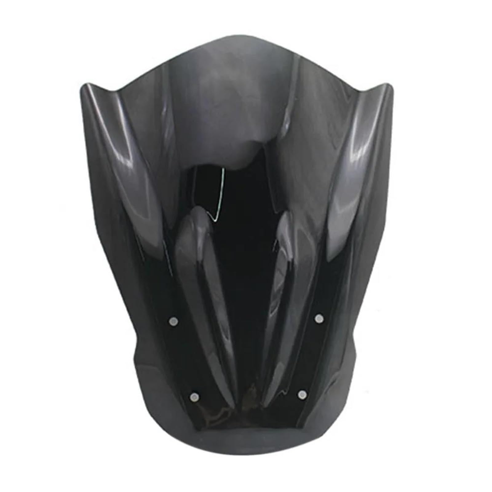 Cupolino Per Moto Per YAMAHA MT07 2014-2017 | Per FZ07 FZ MT 07 Parabrezza E Deflettori Con Staffa Di Montaggio Cupolino Paravento(Nero)