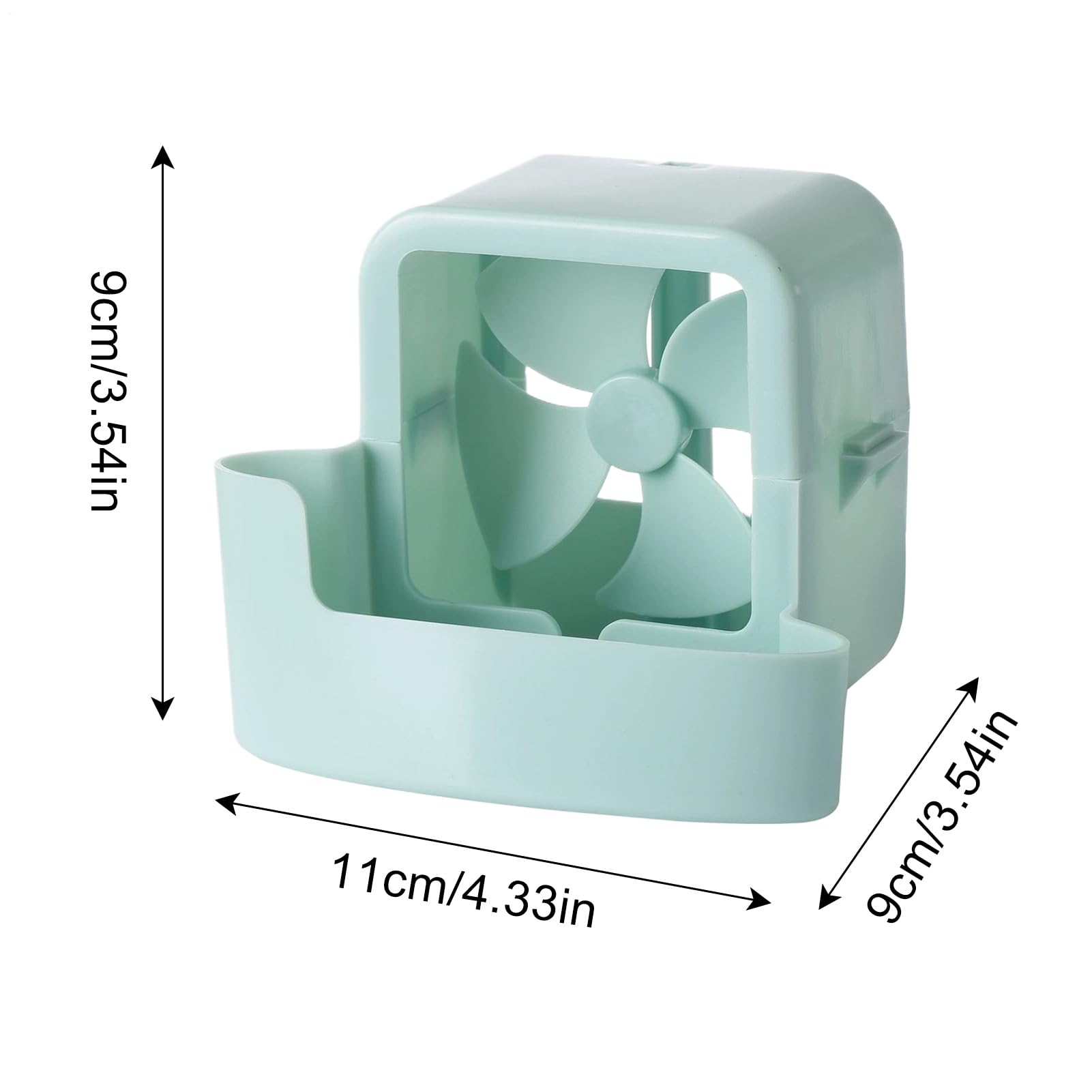 Ventilator Cool Breeze, tragbarer Eisbox-Kühler, Haken hängende Luftkühleinheiten, kompaktes Kühl-Artefakt für den täglichen Gebrauch auf Balkon, Zimmer, oder zu Hause bei heißem