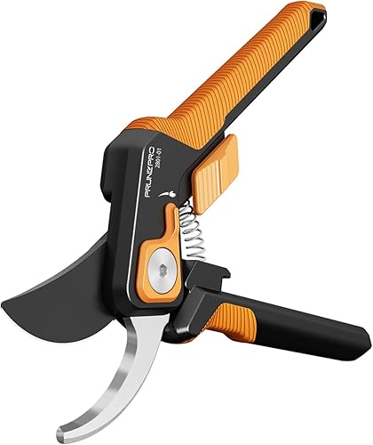 Miniatura 12 de PrunePro Tijeras de Podar para Jardinería Podadora Manual Profesional de Bypass Hasta 1 Pulgada de Capacidad de Corte Hoja de Acero Inoxidable