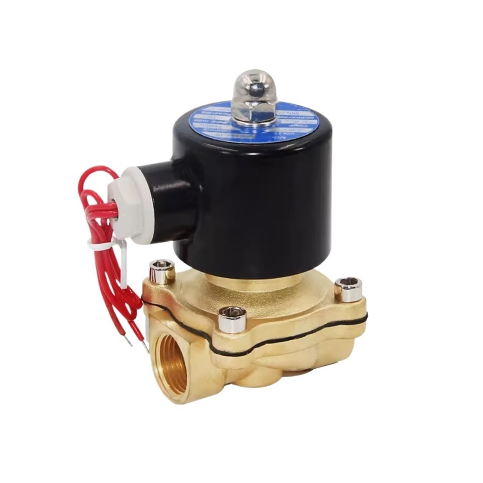 Électrovanne 12V DC normalement fermée pour contrôle eau et air en DN15 1/2 pouce