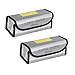 2pcs Lipo Battery Fireproof Explosionproof Bag Storage Guard Safe Pouch for Charge & Storage