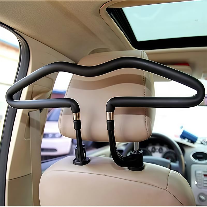 Cintre de Voiture pour Siège Appui-tête pour Toyota C-HR 2016-2026 | Cintre Auto Porte-Manteau Voiture Support Appui-tête Porte Vêtement Voiture Porte-Veste de Costume Rangement de Vêtements Org