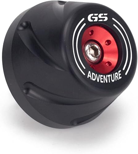 Carcasa de conducción final de motocicleta roja Cardan Crash Slider Protector compatible con BMW R1250 GS Adventure 2019-2022 R1200GS LC Adv.