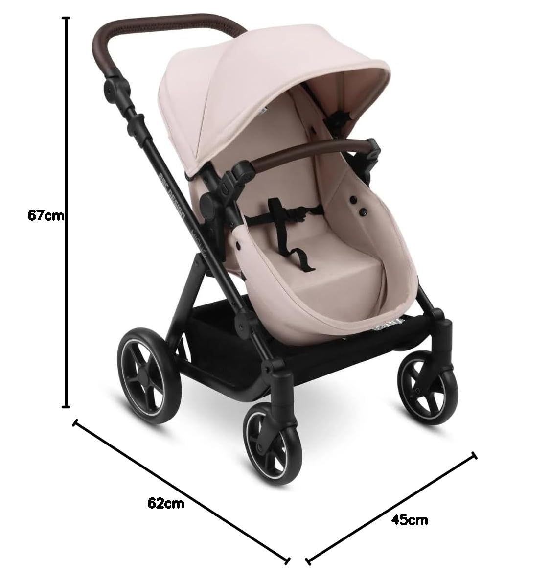 ABC Design Puppenwagen Migno ab 3 Jahre - Berry