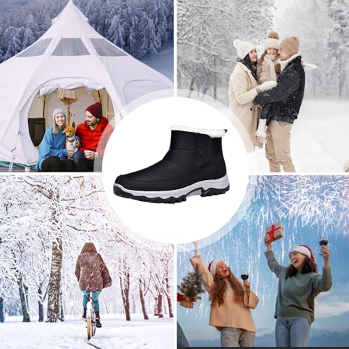 Bottes par temps froid hommes Teksome confort de marche décontractée - 5