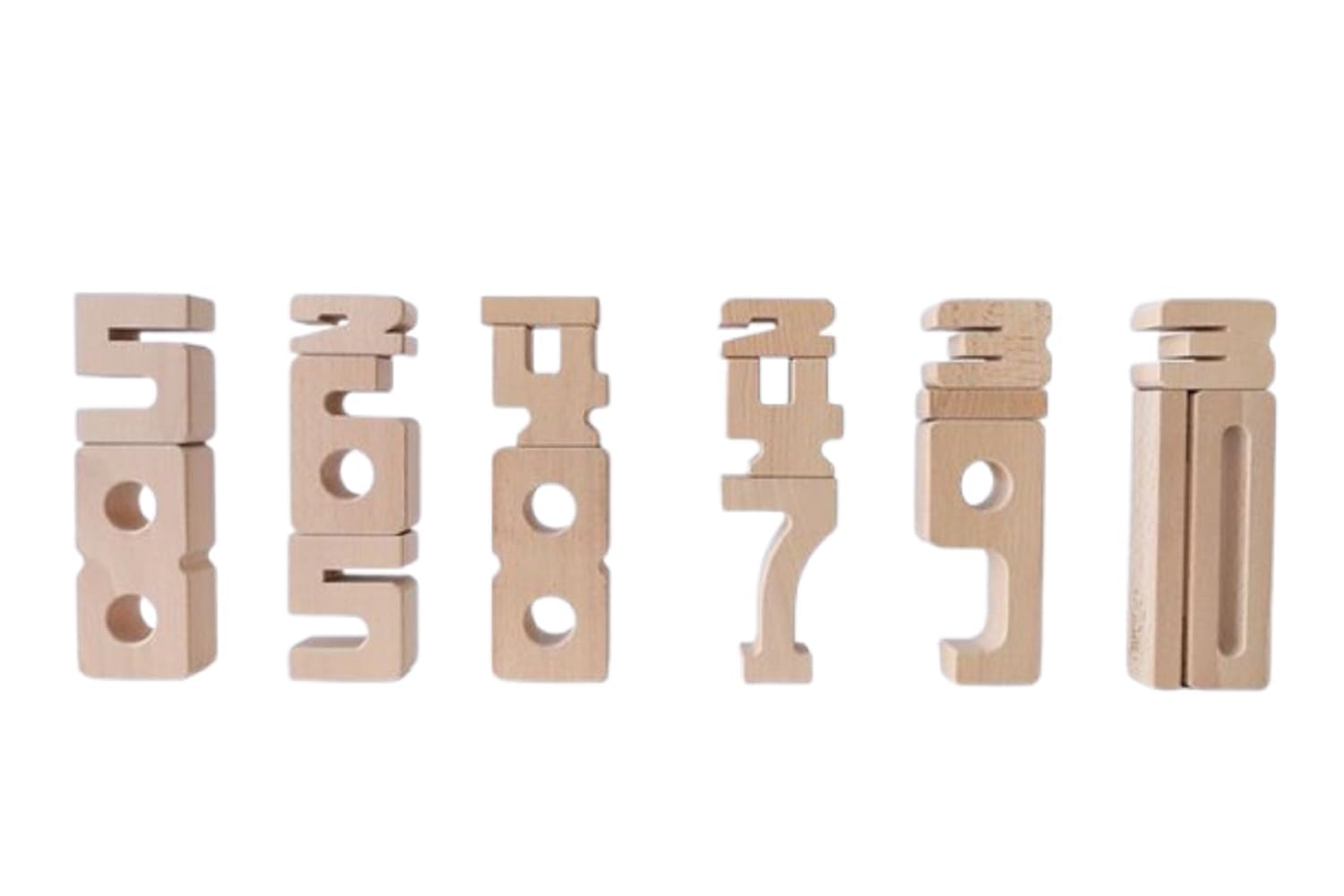 Wooden Number Blocks for Kids – Montessori Math Learning Toy – STEM Educational SumBlox Style Stacking Numbers