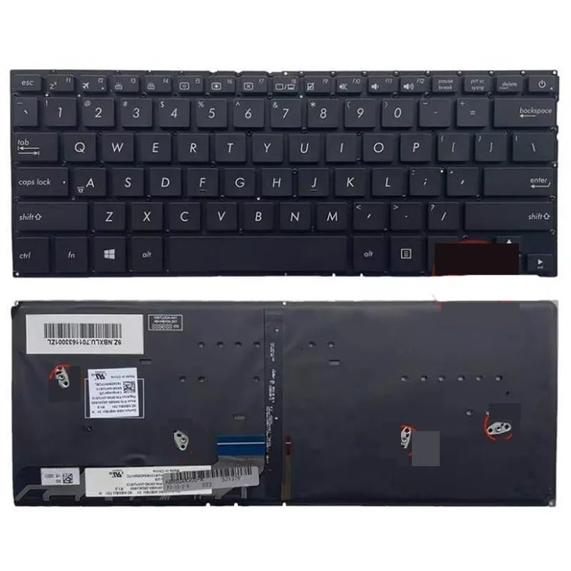 Clavier ASUS Zenbook UX430U UX430UA U4100U US Backlit de rechange