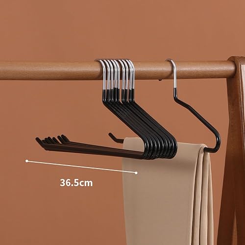 Miniatura 6 de PHILISENMALL Percha para pantalones en forma de ganso para el hogar, no deja marcas, antideslizante, de ganso, en forma de Z, perchas de metal para