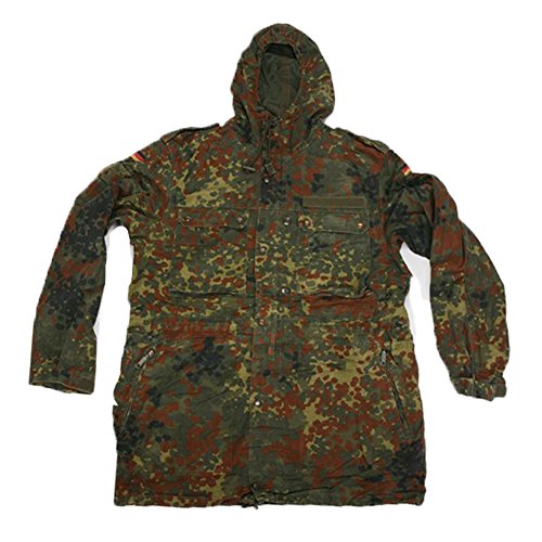 fratelliditalia.org Parka giubbino tedesco cotone flecktarn soft air sportivo uomo germania militare