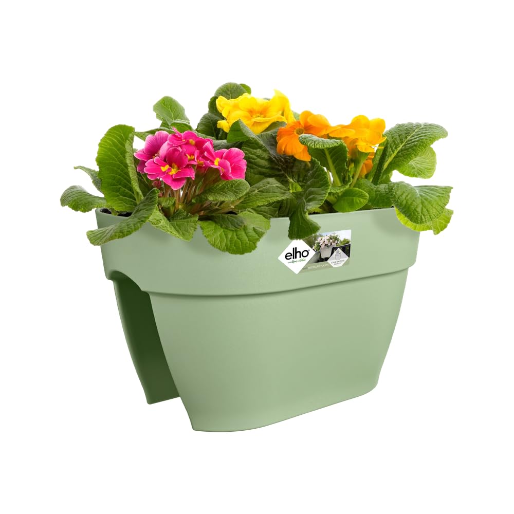 Amazon.com: Elho Planter, Plastic Regenerated Polypropylene, Pistachio  Green : Patio, Lawn & Garden