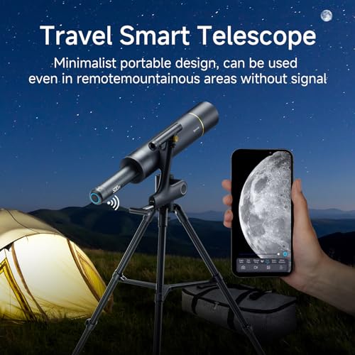 Beaverlab Darwin TW1 Telescope, 82Az Portable Astronomy Refractor Telescope,Travel Smart Telescopes thumb #2