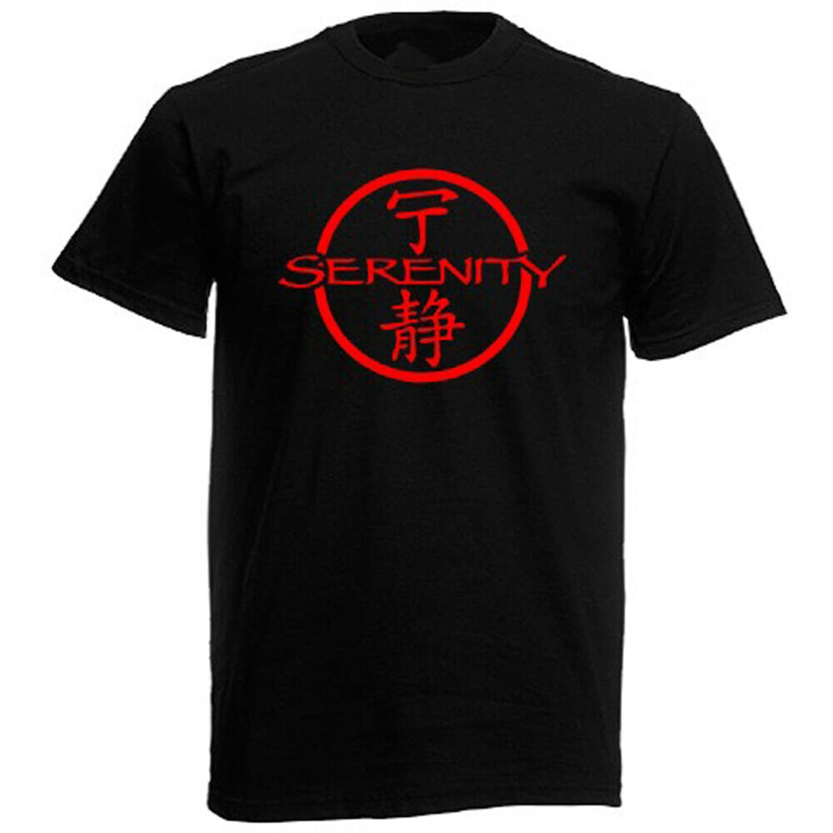 NOLESerenity Firefly Red Men's Black T-Shirt Black