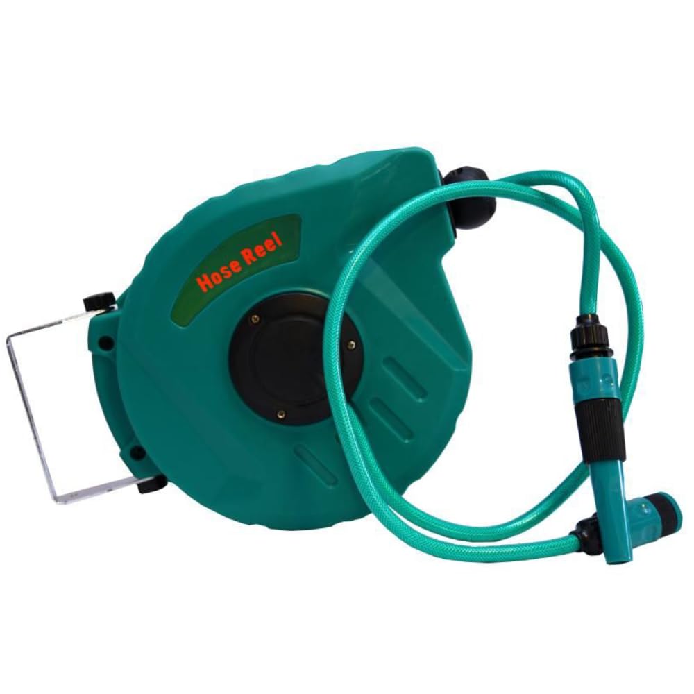 BKR® Automatic Pull & Release Hose Reel with 10 Meter Pipe Set for Washing & Watering - LG0018 (B0DBTXR3ST) Amazon Price History, Amazon Price Tracker