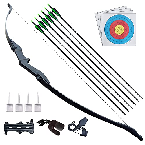 D&Q Archery Bow and Arrow for Adults Beginner Takedown Recurve Bow Archery Set 30 40Lbs for Left and Right Handed Hunting Training Practice(30Lbs) D&Q Archery Bow and Arrow for Adults Beginner Takedown Recurve Bow Archery Set 30 40Lbs for Left and Right Handed Hunting Training Practice(30Lbs)
