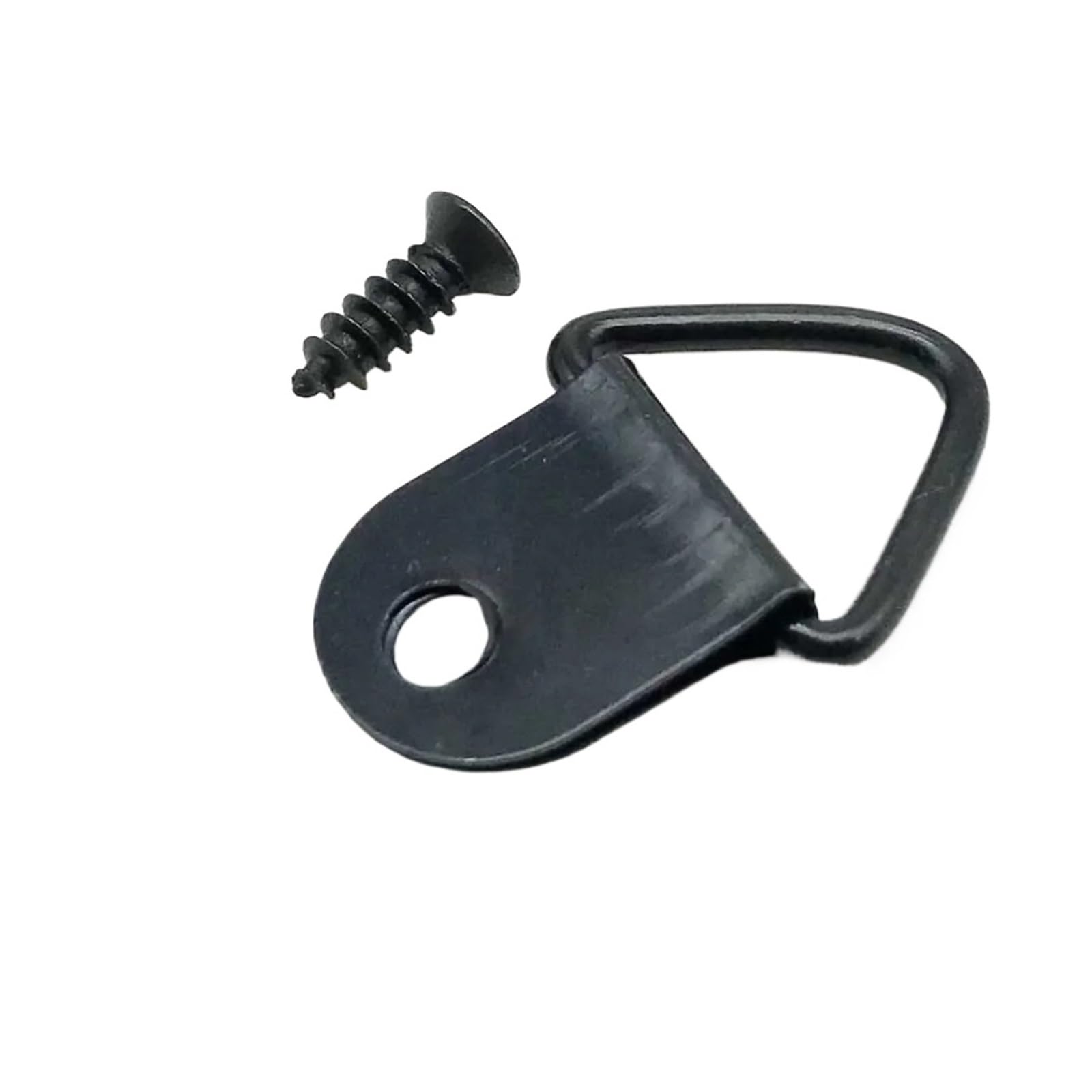 FOELANNE Sawtooth Picture Hook, Triangle D-Ring Picture Hangers Iron Multicolor Multiple Sizes 25pcs(D Black 13x23mm)