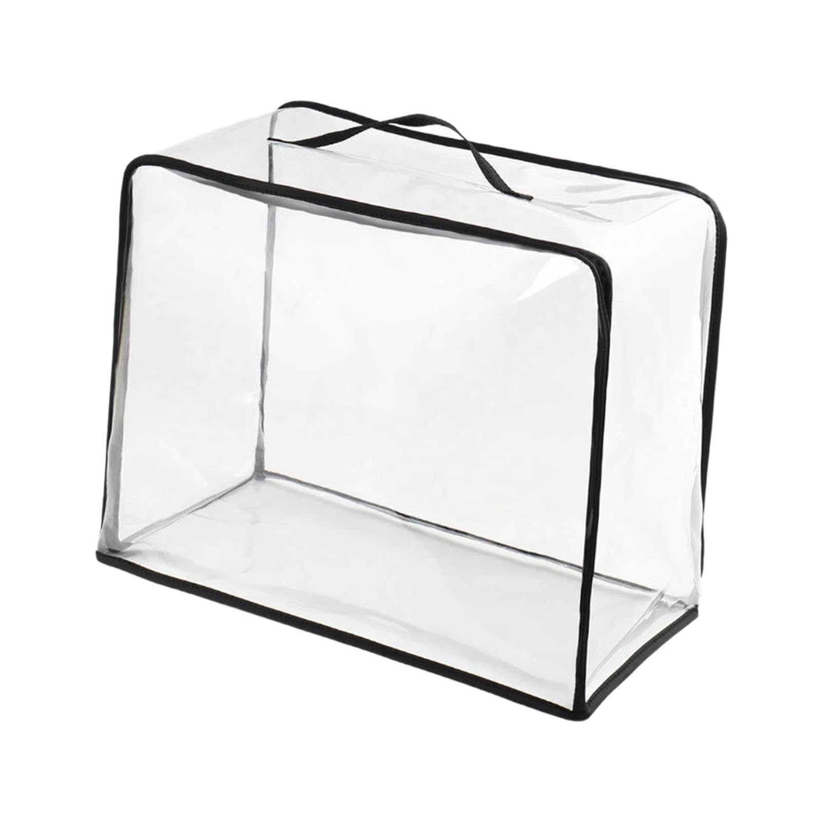 Yixannx Women's Handbag Purse Storage Organizer Wallet Storage Solution With Dustproof Cover Bag Pvc For Stylish Organization Transparent Purse Holder Handmade Homewares Home