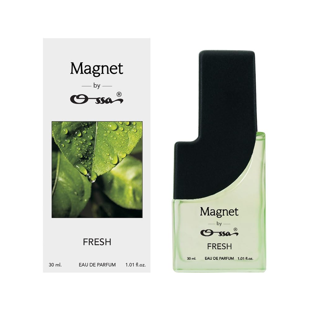 Ossa Magnet Fresh Unisex Eau De Parfum 30ml With Lemon, Patchouli, Cedarwood, Musk, Amber | Premium Long Lasting Fragrance For Men And Women | Excellent for Energizing Days and Uplifting Moments-picture-34