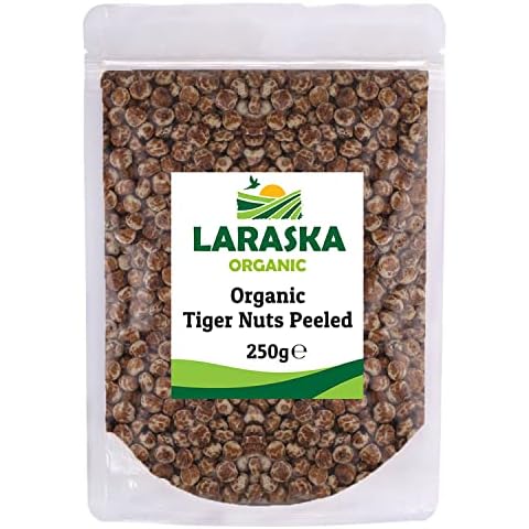 Organic Tiger Nuts Peeled 250g - Raw Snack, High Fibre, Certified Organic Cover