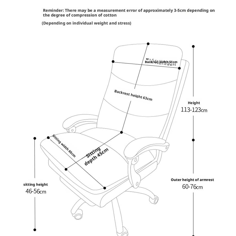 Fotel biurowy premium do użytku domowego i kierowniczego – ergonomiczna konstrukcja, wygodne siedzisko wypoczynkowe, regulowana wysokość, idealne do nauki i pracy