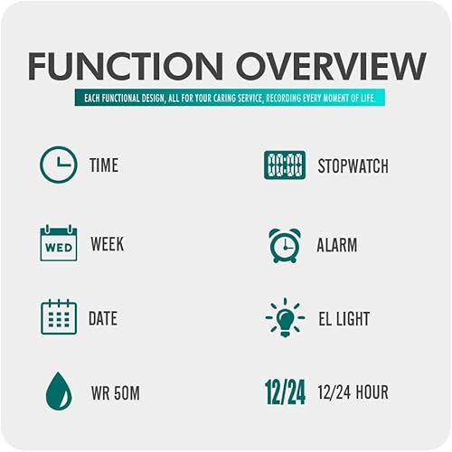 Miniatura 6 de Dayllon Kids Digital Watch Outdoor Sports 50M Waterproof Electronic Watches Alarm Clock 1224 H Stopwatch Calendar Boy Girl Wristwatch