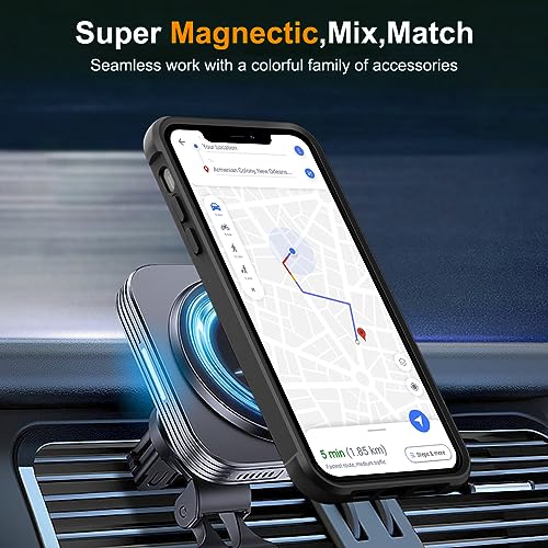 Image of Compatible with iPhone 11 Pro Max Case with Stand 6.5 inch,Black
