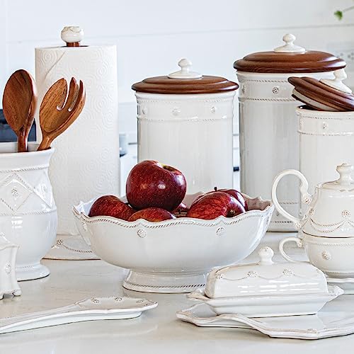 Juliska Berry & Thread Whitewash Footed Fruit Bowl #TOP7