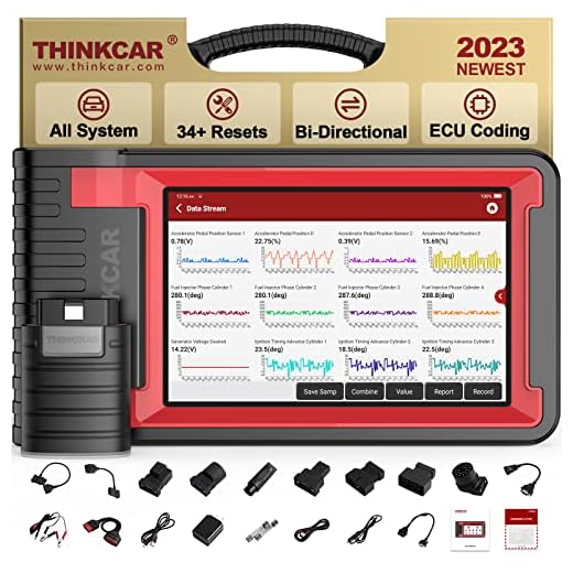 THINKCAR Bidirectional Scan Tool ThinkTool Pd8, 2023 New OEM Full System & 34+ Service Car Scanner Diagnostic for All Cars, ECU Coding, Key Programmer, AutoAuth for FCA SGW, Power Balance, Free Update