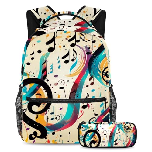 Sac à dos notes de musique grande capacité pour soulager les épaules