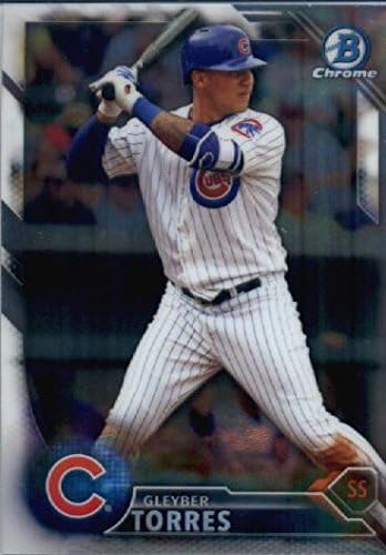 2016 Bowman Chrome Prospects #BCP236 Gleyber Torres Chicago Cubs Baseball Card