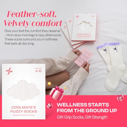 Image of CoolMate Cozy Soft Cloud Socks, Fuzzy Socks for Women