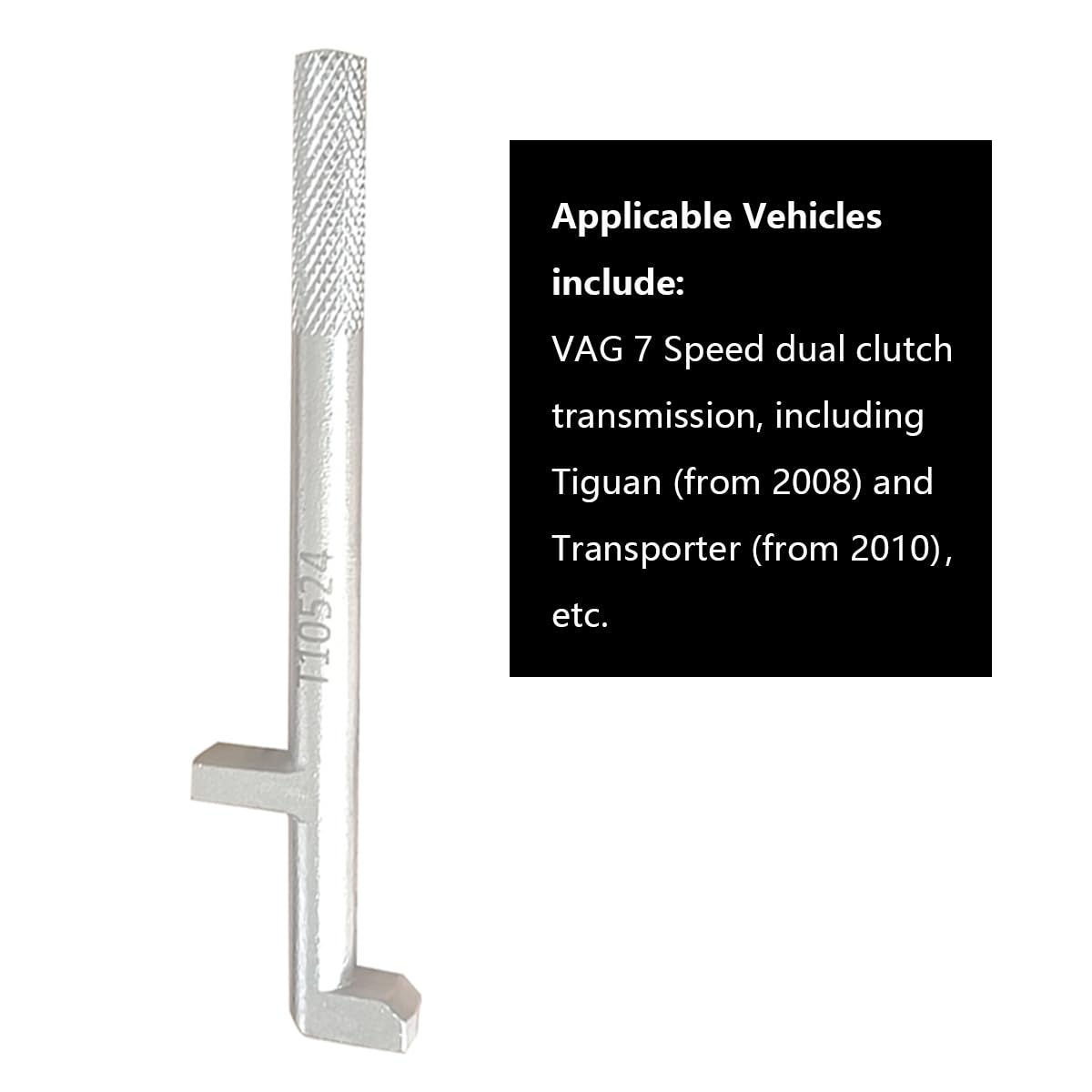 DPTOOL Outil de Barre de retenue d'embrayage de Transmission à Double Embrayage Compatible avec VW Audi DSG 7 Vitesses DQ 380/81 DQ 500 Remplace T10524