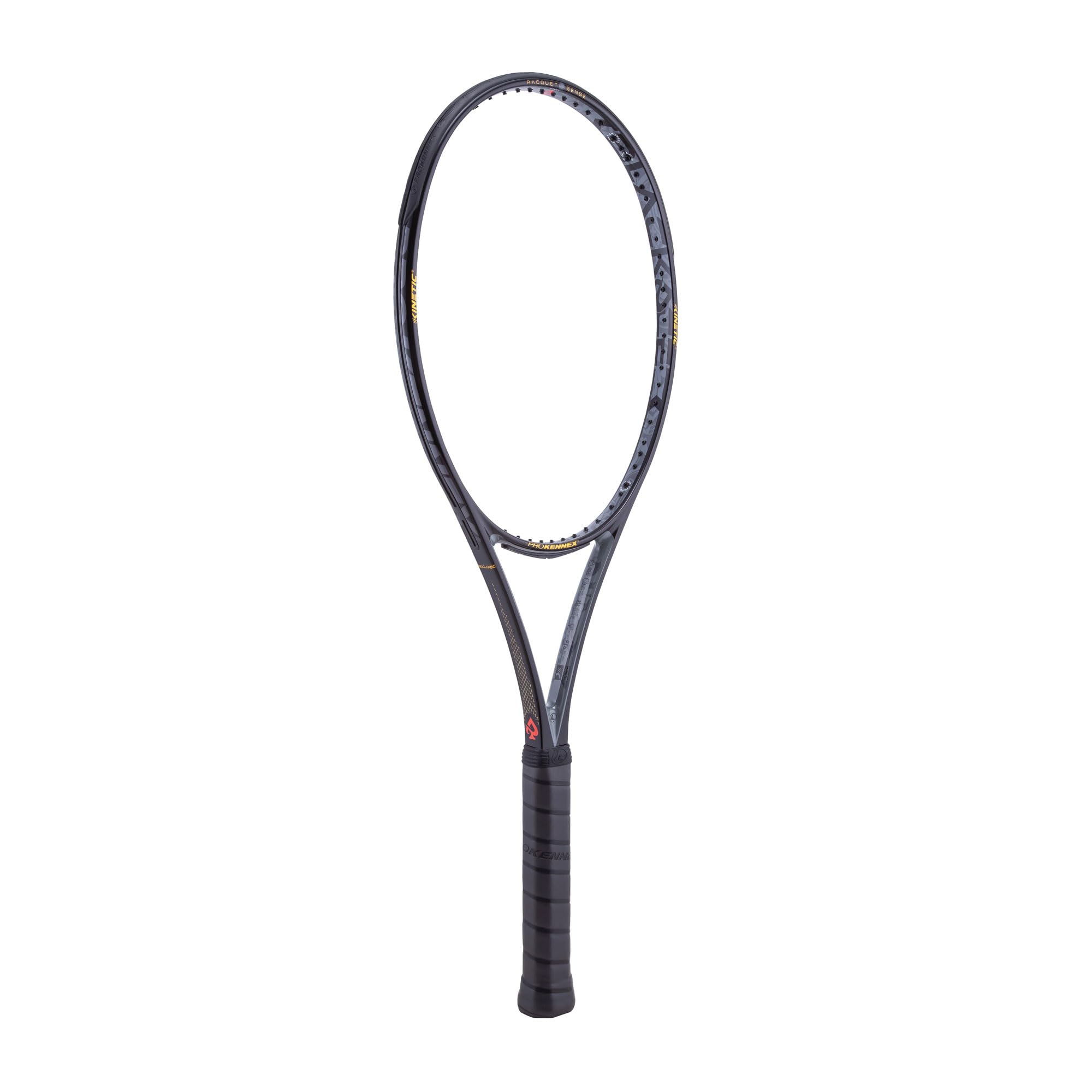 Pro Kennex Black Ace Pro 305g racchetta da tennis in Aurelian Carbon con tecnologia anti vibrazione Kinetic System e FlexLogic. Body da 27". Schema corde 16x19. Per gioco aggressivo d'attacco.
