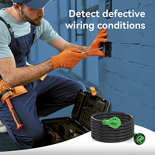Camper Matters 30 Amp 25 Ft Rv Detachable Power Cord, Tt-30P To L5-30R, Heavy Duty Pvc Jacket, Easy Plugin Handle, Colorful Storage Bag, And Plastic Strap Organizer #TOP5
