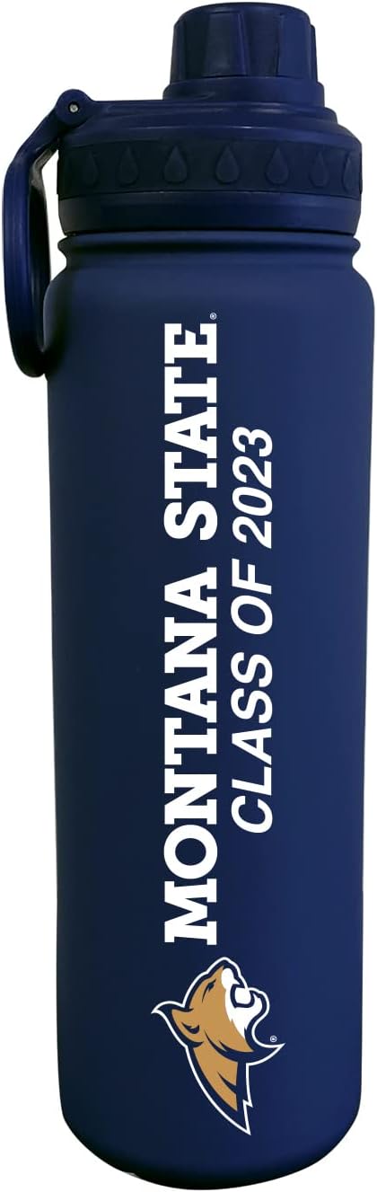 The Fanatic Group Montana State University Class of 2023 24 oz. Stainless Steel Bottle - Navy