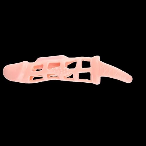 Flesh [WALLER PAA] Stretchy Vibrating Male Penis Extension Extender Sleeve Sheath Cock Cage for Men