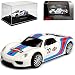 Produktbild Schuco Porsche 918 Spyder Cabrio Coupe Weiss Martini Racing Design Nr 22 2013-2015 H0 1/87 Modell Auto