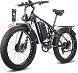 (26' Blue+ Handlebar Riser) 6000W Peak Dual Motor...