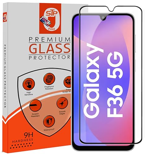 Image of Premium HD+ Tempered Glass Screen Protector Guard Compatible For Samsung Galaxy F36 5G (6.7 Inch, Pack of 1) | Edge to Edge Coverage With Easy to installation kit for Smartphone