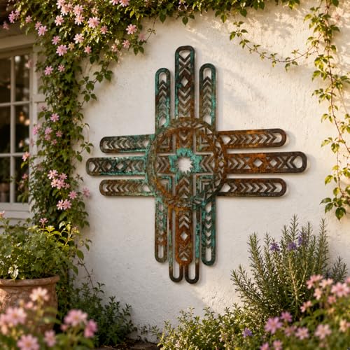 Zia Symbol Metal Wall Art